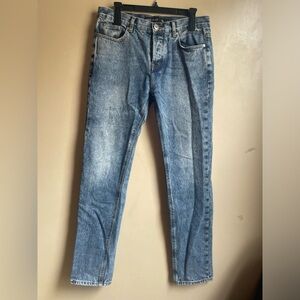 Men's Blue Jeans size 32/32 acid wash